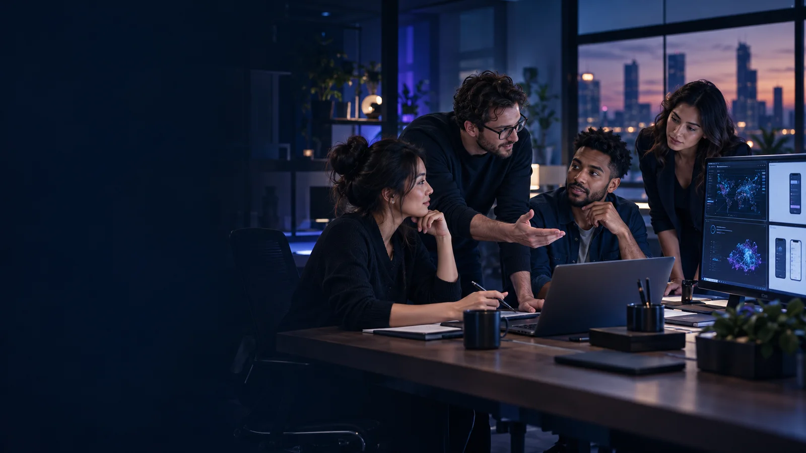 CinexTech technology specialists collaborating on an ecommerce and software solution