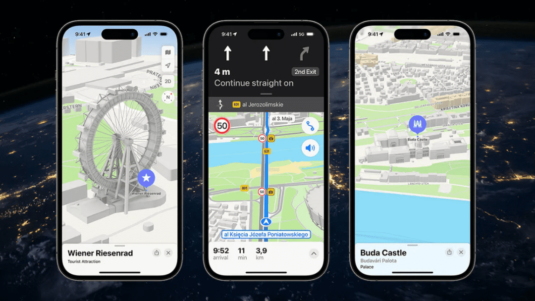 New features of apple maps