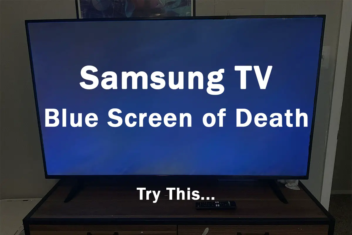 How to Fix Samsung tv Black Screen issue